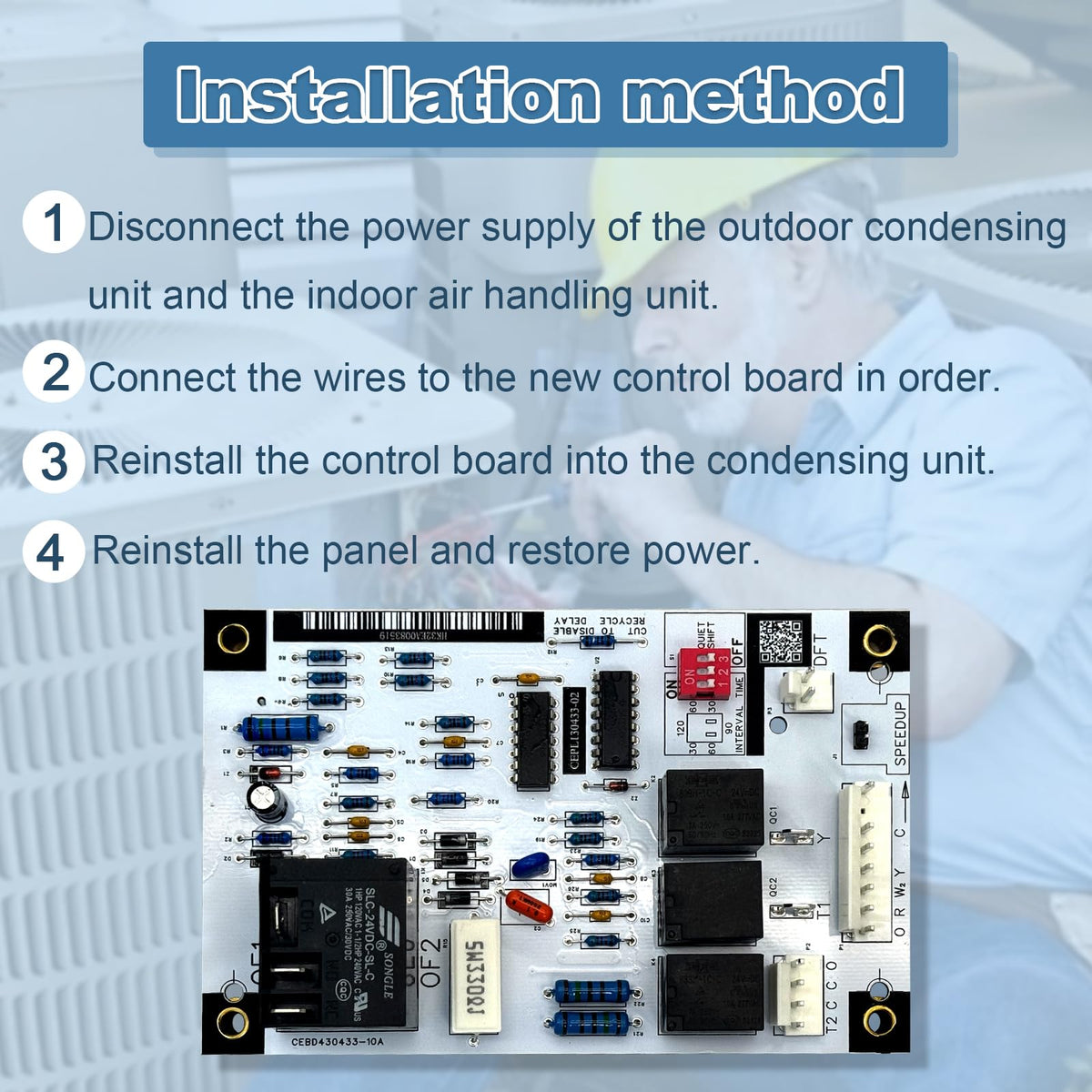 HK32EA008 CEBD430433-10A Defrost Control Board for Carrier/Bryant/Payne