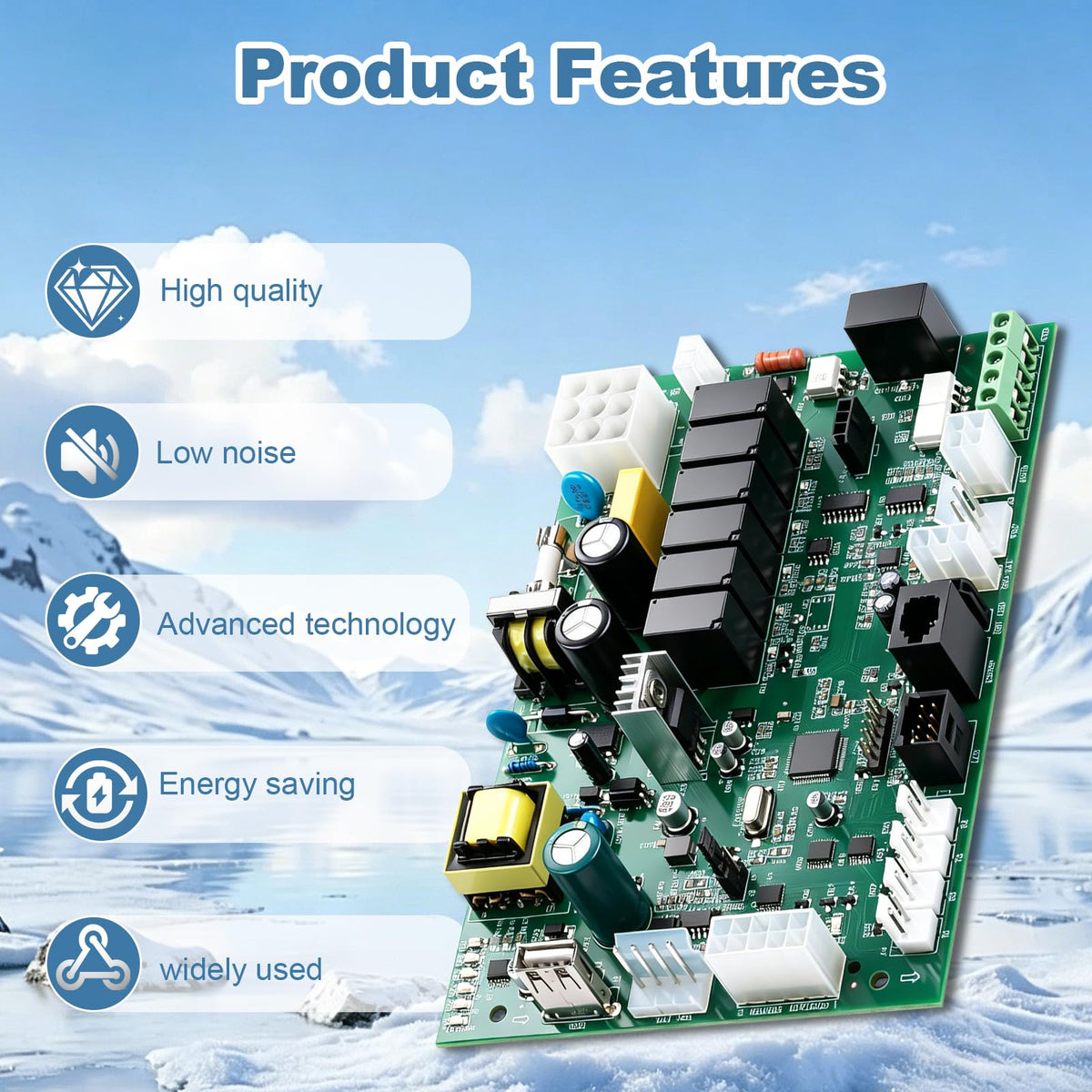 000008309 Ice Machine Control Circuit Board for Commercial Industrial Ice Machines, Manitowoc ID, IB, I, IR, IY, SY Series