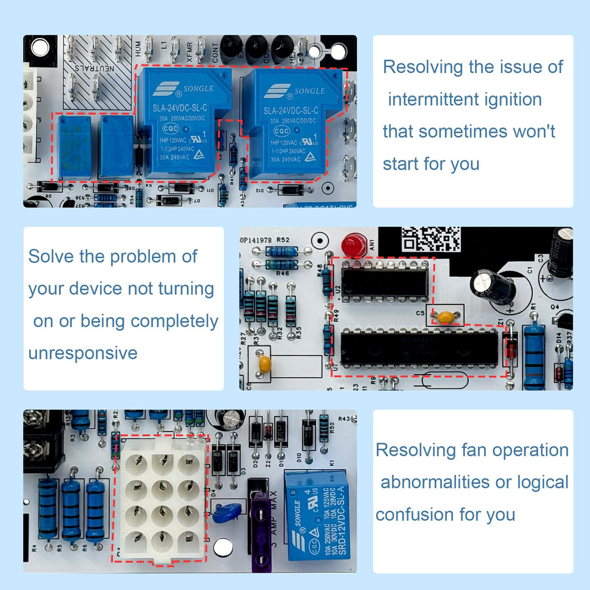 Lennox 94W83 Furnace Ignition Control Board