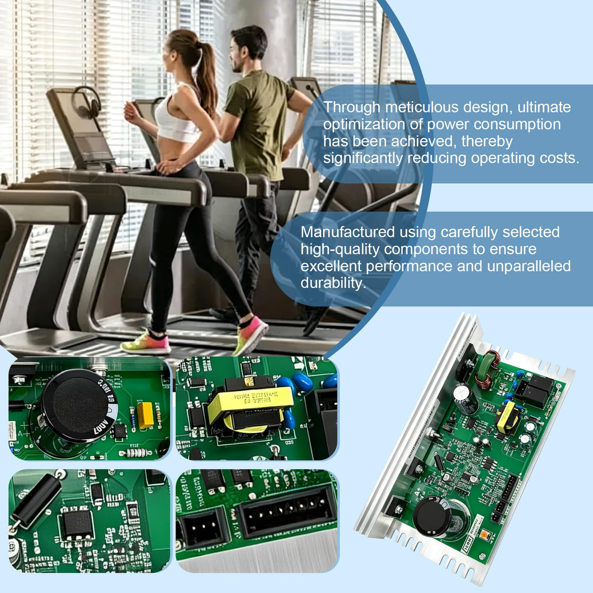 MC1618DLS 386762 Treadmill Motor Control Board for Icon Proform NordicTrack , Replaces 398056 386816 398076