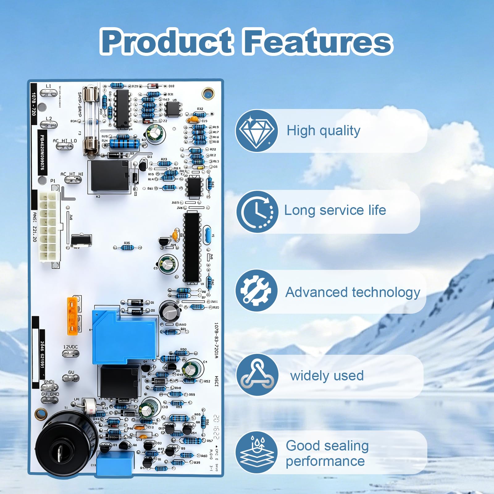 621991001 RV refrigerator Power Control Board Kit for N610/N611/N810/N811 series 副图