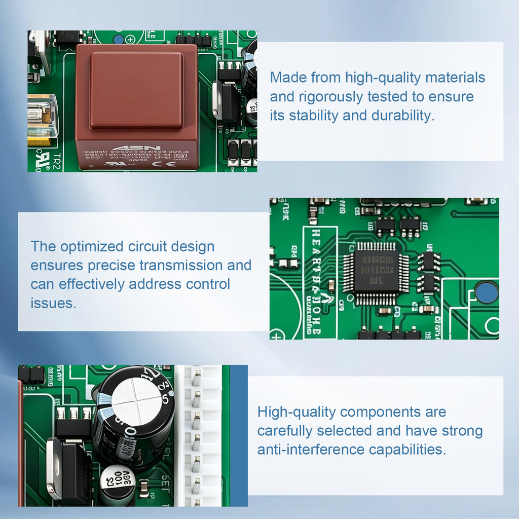 SRV7077-050 Fireplace Circuit Control Board for PelPro, Pleasant Hearth PP130, PH50PS, PH50CABPS